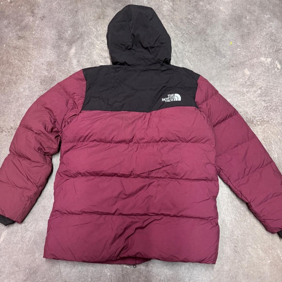 The North Face Men’s UX Down Jacket RTO deep garnet red MF0A47D5HBM - Picture 2 of 8